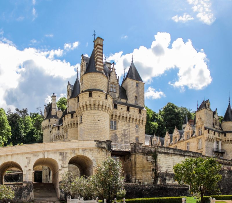 Panorama du château d' Ussé